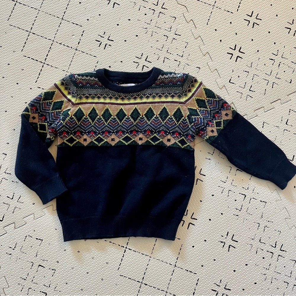 Mayoral 2T Fair Isle Sweater